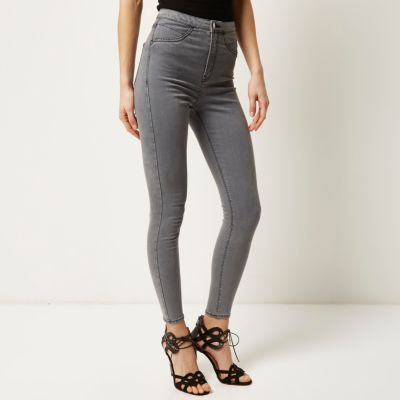Grey high waisted Molly jeggings